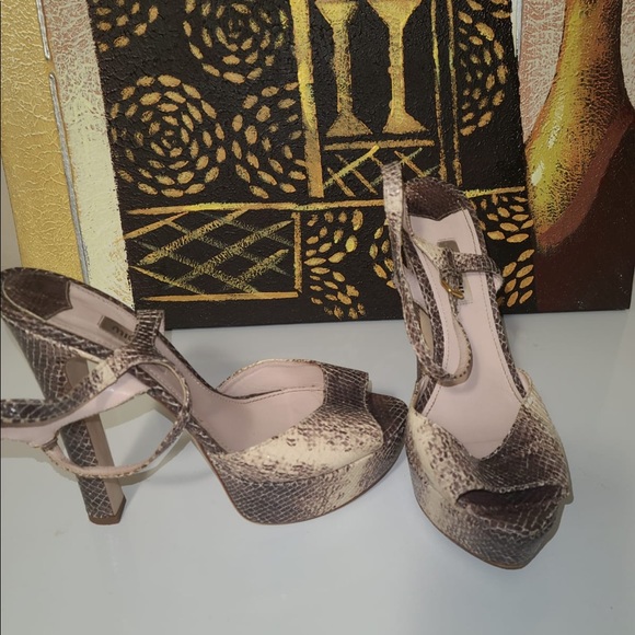 Miu miu snakeskin sandals - Picture 3 of 6